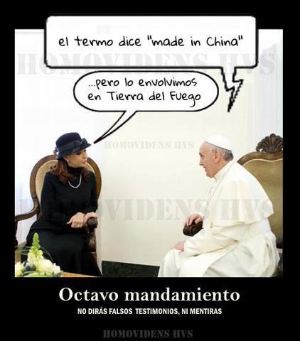 Cristina Kirchner y El Papa Francisco