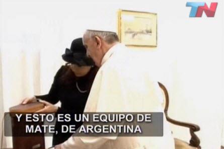 Cristina Kirchner y El Papa Francisco