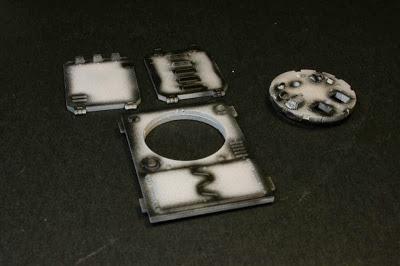 Razorback presombreada en negro