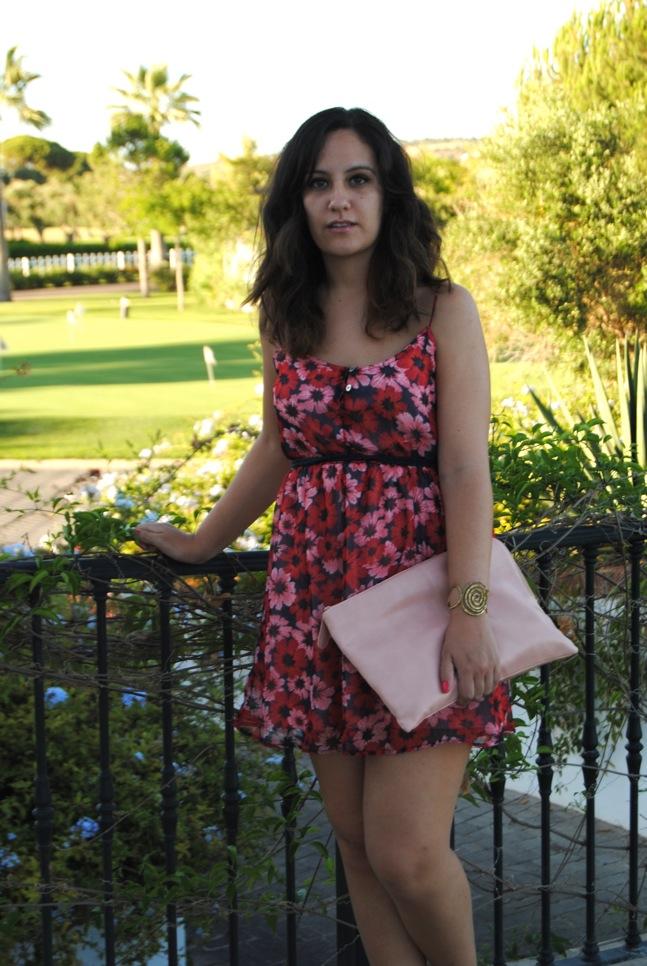 Pink and red flowers