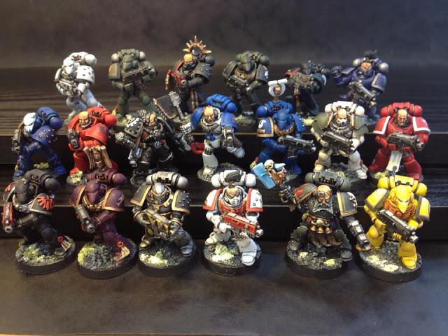 Los representantes de las 18 legiones