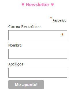 ¡MAKEUPINROSE TIENE NEWSLETTER!