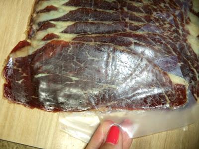 Bocata de Cecina, Huevo Frito y Patatas