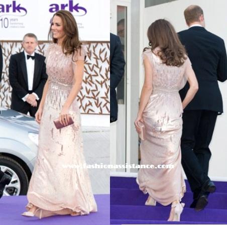 Kate Middleton deslumbra de Jenny Packham y Jimmy Choo en los Tusk Trust Awards