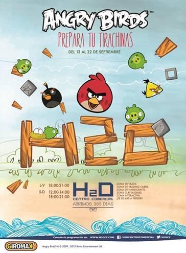 El tour del espacio Angry Birds llega al centro comercial H2O de Madrid