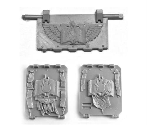 Hombreras y puertas para blindados desde FW(Amos de la Noche y Portadores de la Palabra)