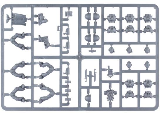 Escuadra de Mando del Reclusiam Space Marine matriz 3