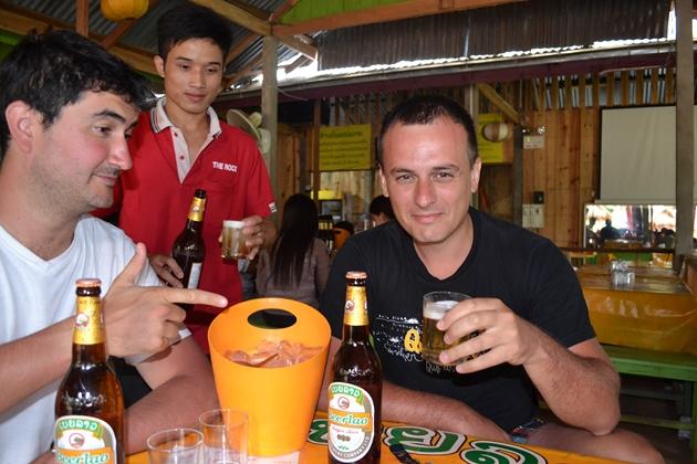 Beer lao en Luang Prabang 