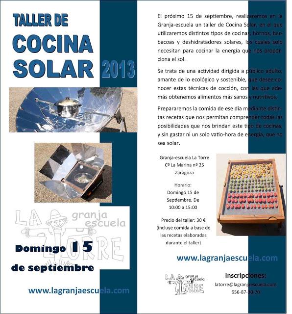 Taller cocina solar