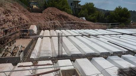 A-cero Projects A-cero presenta imágenes de obra de una vivienda unifamiliar en Valencia