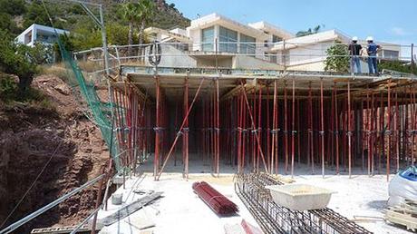 A-cero Projects A-cero presenta imágenes de obra de una vivienda unifamiliar en Valencia