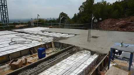 A-cero Projects A-cero presenta imágenes de obra de una vivienda unifamiliar en Valencia