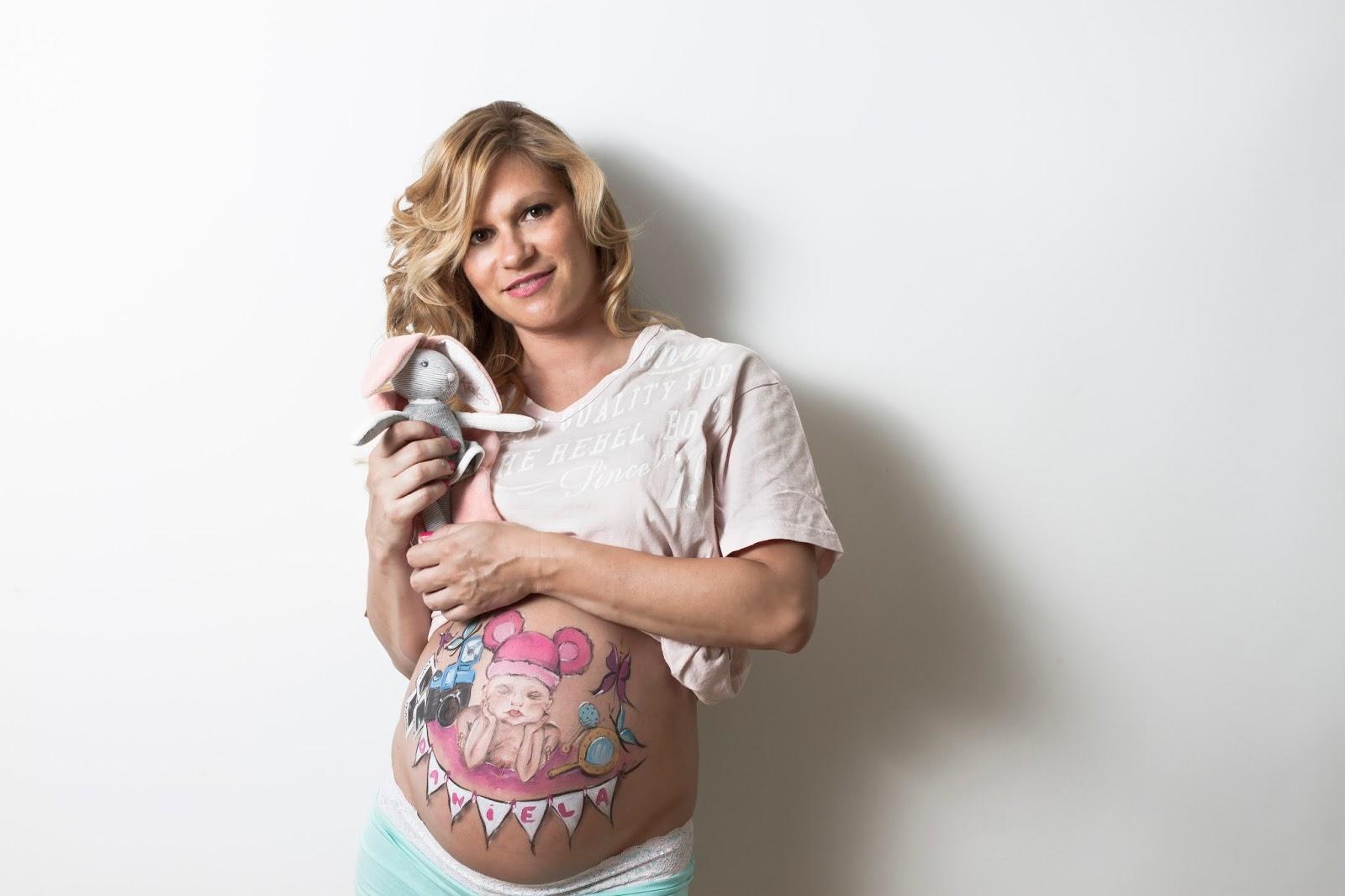 Bodypaint Embarazada: Dibujando a Daniela