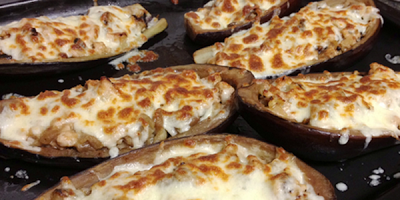 recetas vegetarianas berenjenas rellenas