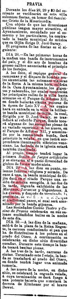 El Cristo de Pravia: las fiestas que fueron (I)