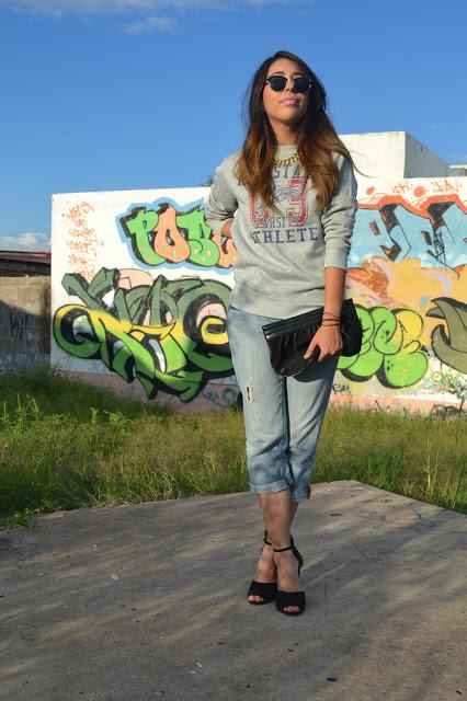 Sudadera + Tacones