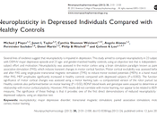 Neuroplasticidad personas deprimidas comparadas controles sanos Player col.