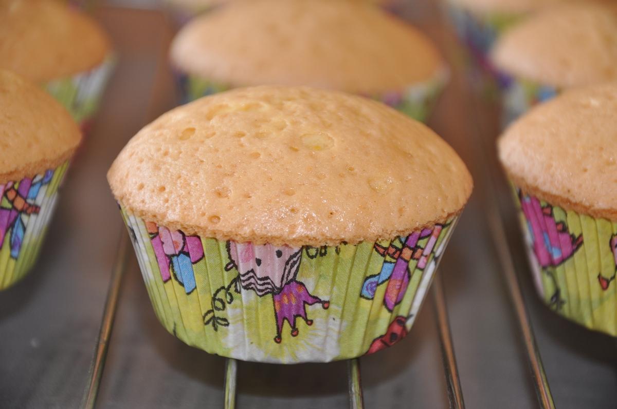 Cupcakes De Butter-Vainilla Con Frosting De Vainilla