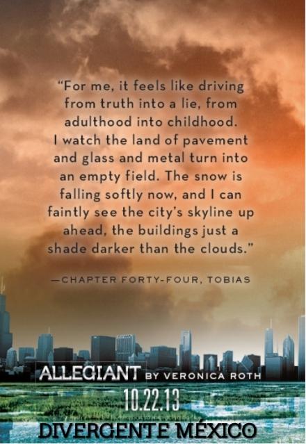 8 Nuevos adelantos de ALLEGIANT traducidos al español