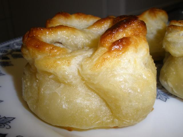 Saquitos de Marisco y Setas