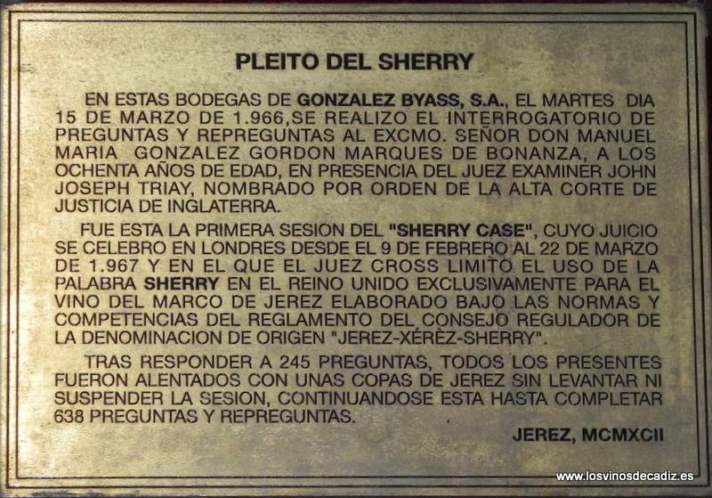 El pleito del vino de jerez (Sherry Case) (1967)