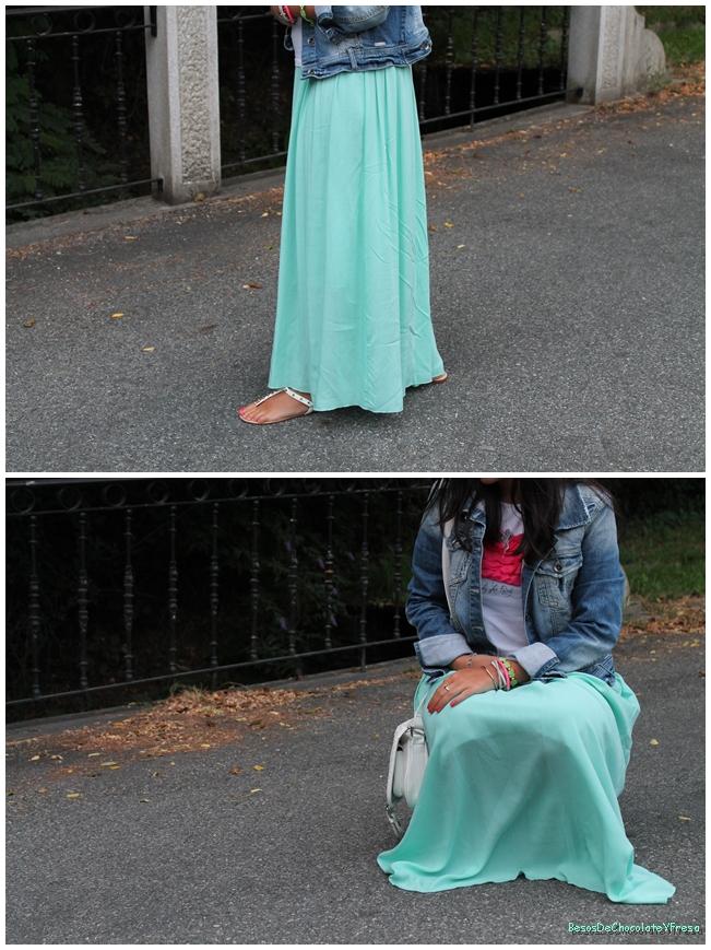Maxi falda