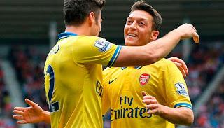 El debut de Özil con el Arsenal