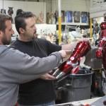 Creación de armaduras de Iron Man 3