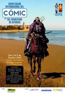Cartel del XXXVII Salón Internacional del Cómic del Principado de Asturias