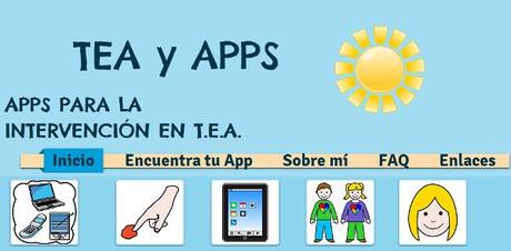 Captura de la web TEA y APPS