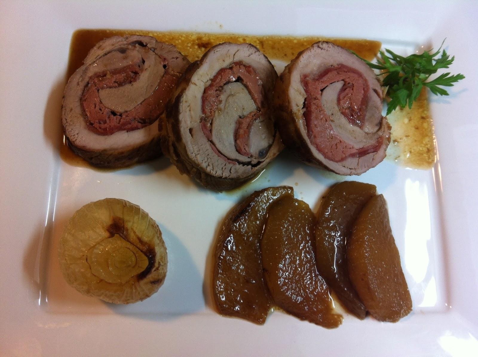 Solomillo De Cerdo Relleno De Serrano Y Foie