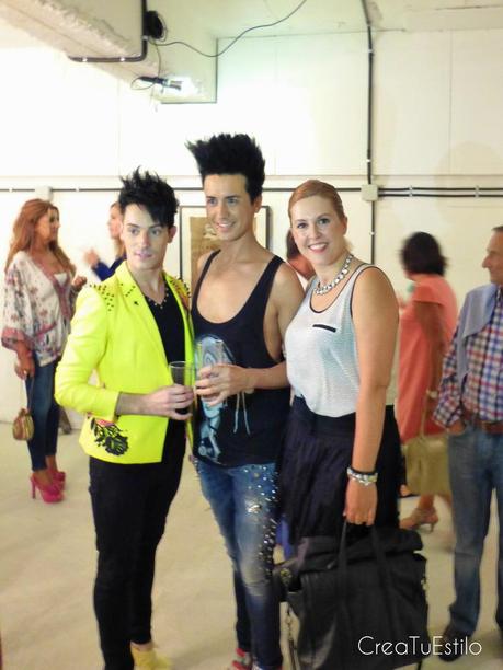 Foto de grupo de Mamen Abad, Peio Duran, y Alberto Pérez