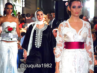 Moda: Ikram El Louah y sus kaftanes debutan en Málaga con éxito en la Pasarela Larios 2013