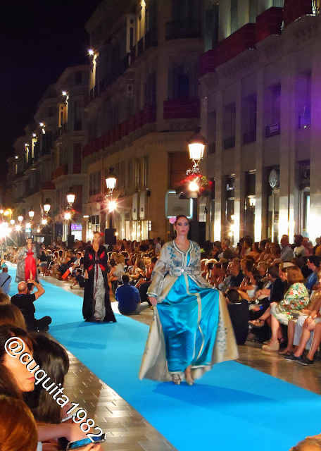 Moda: Ikram El Louah y sus kaftanes debutan en Málaga con éxito en la Pasarela Larios 2013