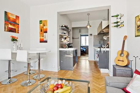 pisos pequeños decoración interiorismo inspiración pisos pequeños decoración diseño pisos pequeños cocinas pequeñas modernas cocinas modernas pequeñas cocinas grises negras decoración blog decoración nórdica ahorrar pisos pequeños 