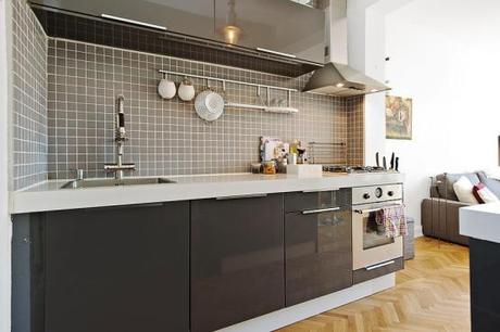 pisos pequeños decoración interiorismo inspiración pisos pequeños decoración diseño pisos pequeños cocinas pequeñas modernas cocinas modernas pequeñas cocinas grises negras decoración blog decoración nórdica ahorrar pisos pequeños 