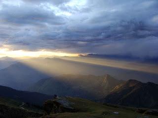 Atardecer en el Himalaya