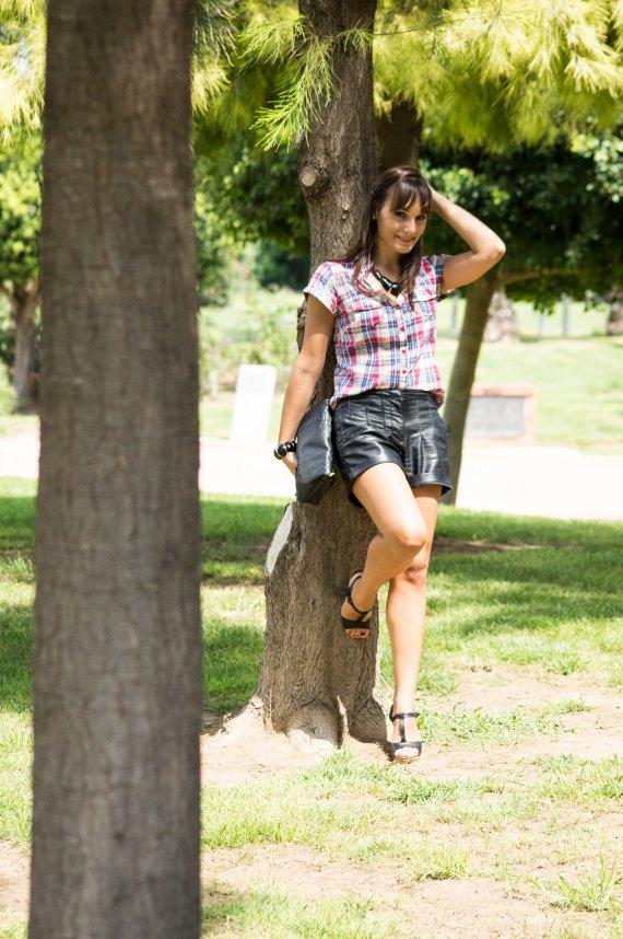 tartan, style, fashion, algo así, look, look verano, 
