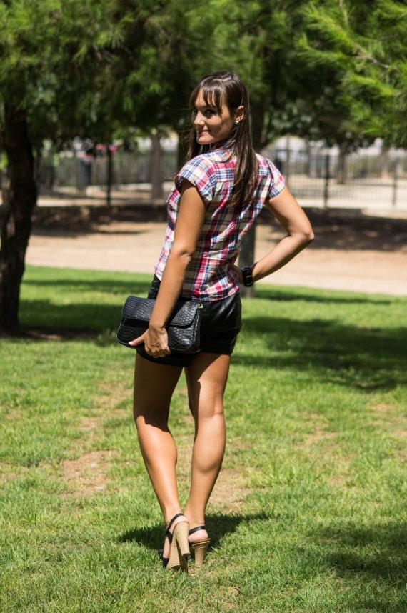 tartan, style, fashion, algo así, look, look verano, 