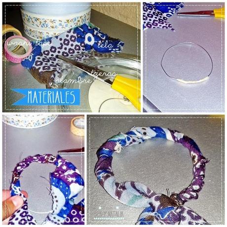 DIY Pulseras de tela