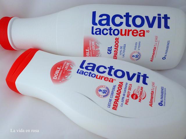 Leche para la piel con Lactovit lactourea