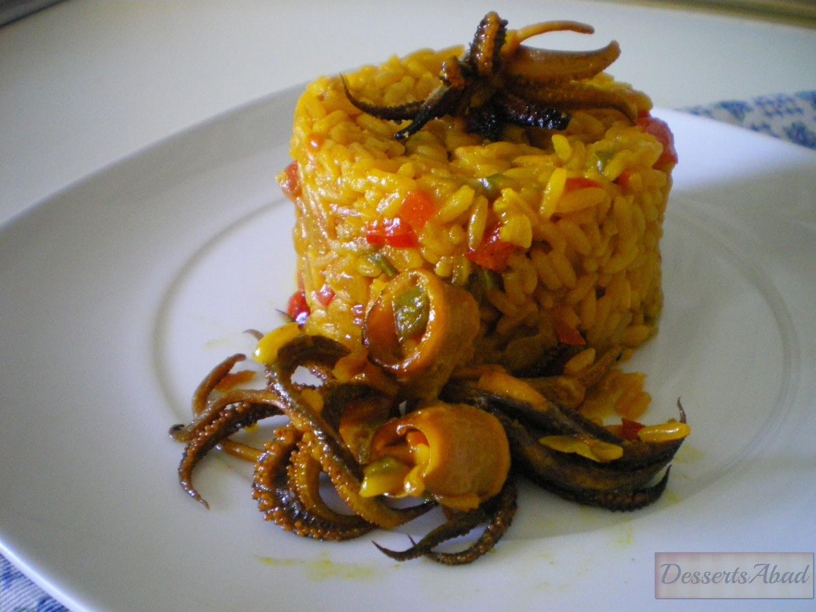 Arroz con calamares