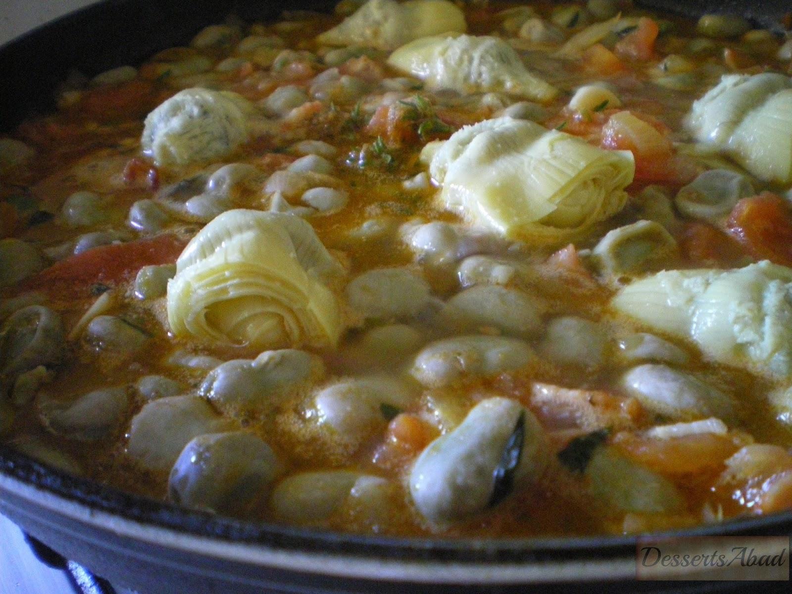 Cazuela de habas