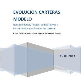 Evolución Carteras Modelo hasta el 16 de Septiembre de 2013