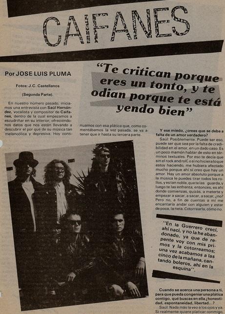 Caifanes reportaje