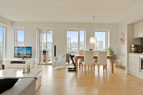 Piso nórdico sencillo y luminoso Piso nórdico sencillo y luminoso piso diáfano 2 dormitorios decoración muebles diseño nórdico inspiración pisos nórdicos inspiración muebles ikea diseño decoración nórdica escandinava decoración en blanco blog estilo nordico escandinavo