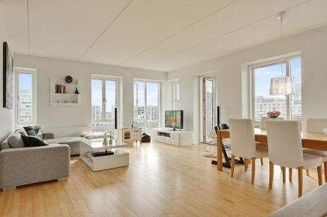 Piso nórdico sencillo y luminoso Piso nórdico sencillo y luminoso piso diáfano 2 dormitorios decoración muebles diseño nórdico inspiración pisos nórdicos inspiración muebles ikea diseño decoración nórdica escandinava decoración en blanco blog estilo nordico escandinavo