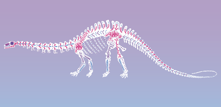Los dinosaurios del Día de los Muertos de Victoria Haf