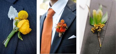 Prendidos en tonos amarillo y naranja.