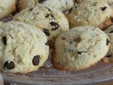 Galletas mazapán pepitas chocolate
